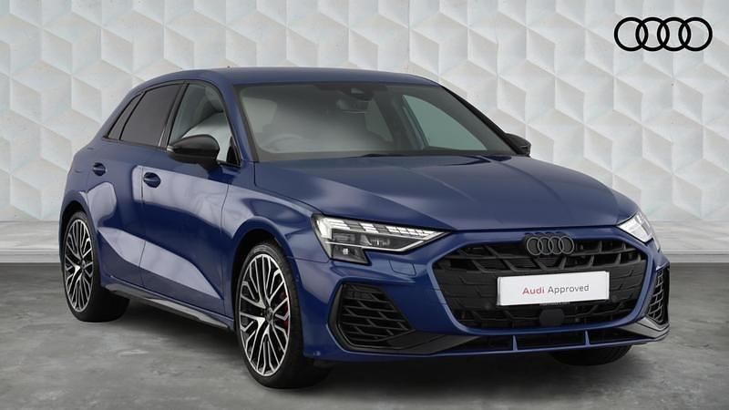 Ascari blue Used 2025 Audi S3 Sportback Black Edition Hatchback | £38,950 (Super price) - Image 1/4