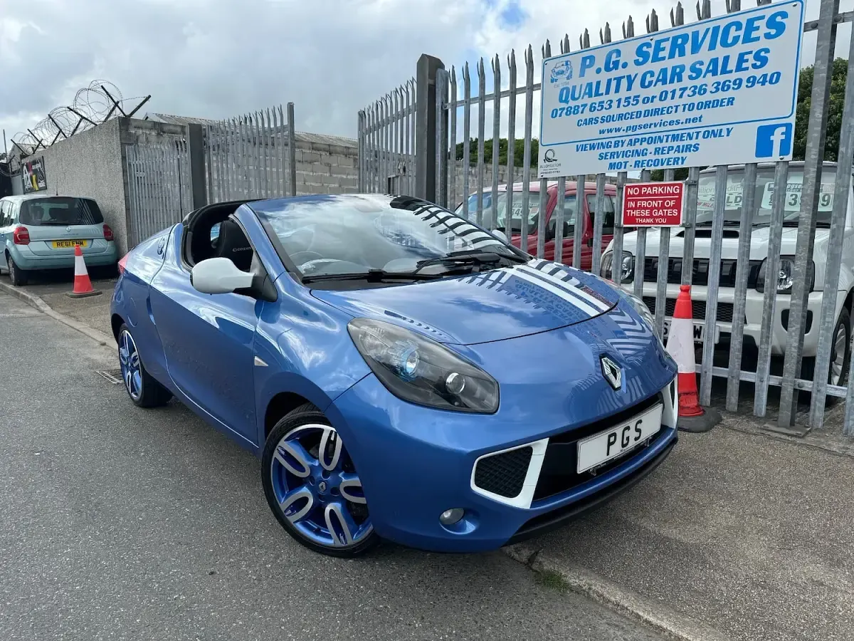 Used Renault Wind 100 HP (73 kW) 2011 Blue Cabriolet