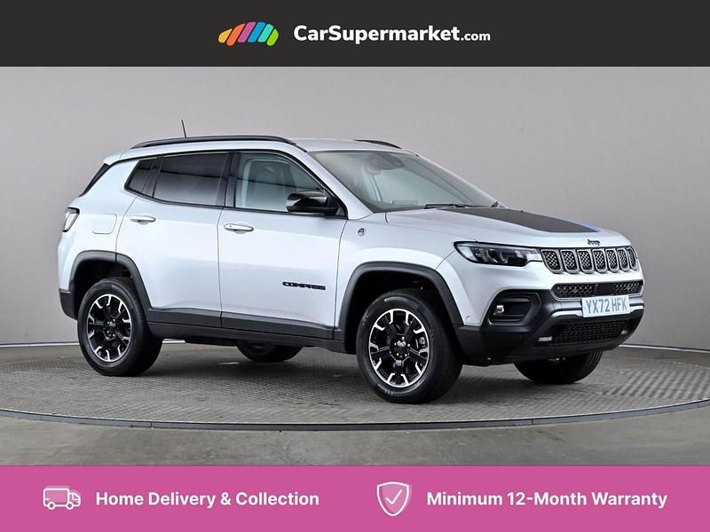 Grey Used 2022 Jeep Compass Trailhawk SUV | £16,697 (Fair price) - Image 1/4