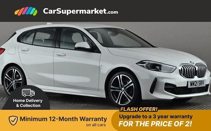 White Used 2021 BMW 118 M Sport Hatchback | £18,676 (Fair price) - Image 1/3