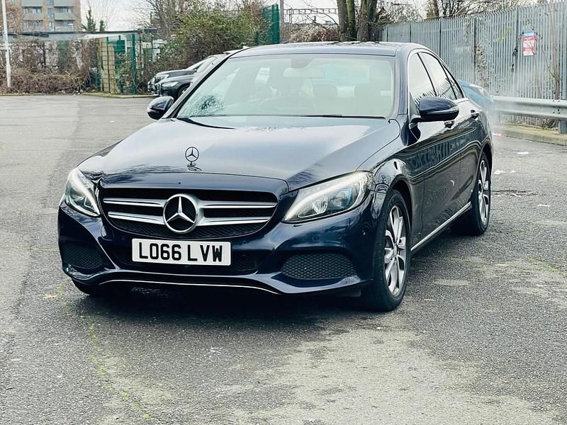 Used Mercedes C350e 2016 Blue Sedan