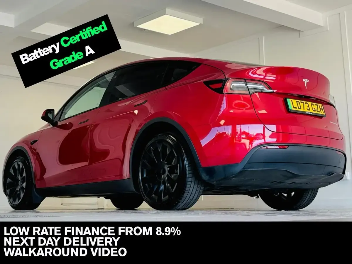 Used Tesla Model Y Long Range AWD 378 kW (514 HP) 2023 Red SUV