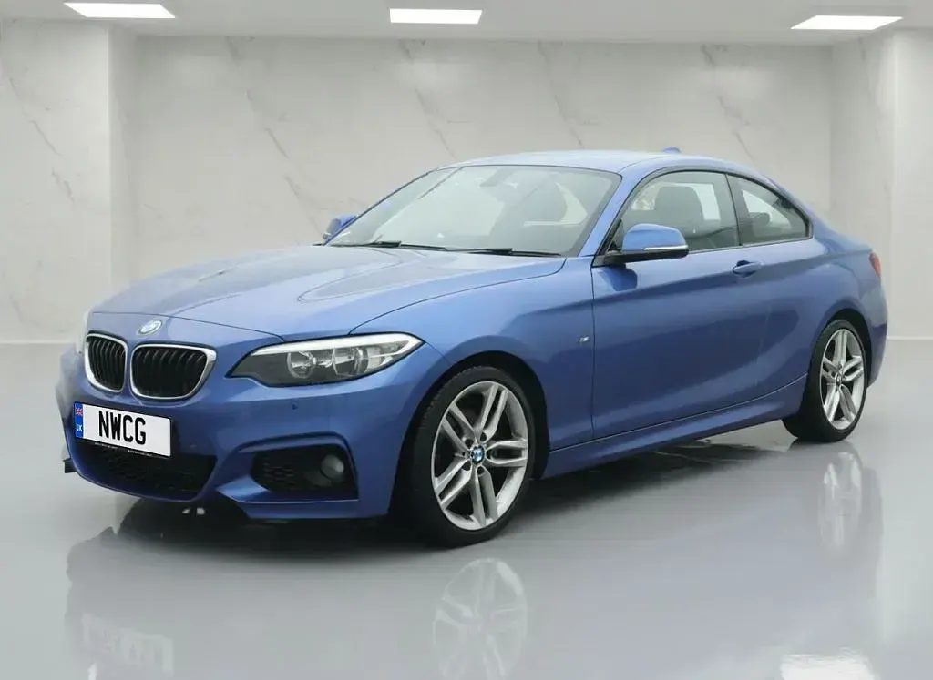 Used BMW 220 M Sport 190 HP (139 kW) 2015 Blue Coupe