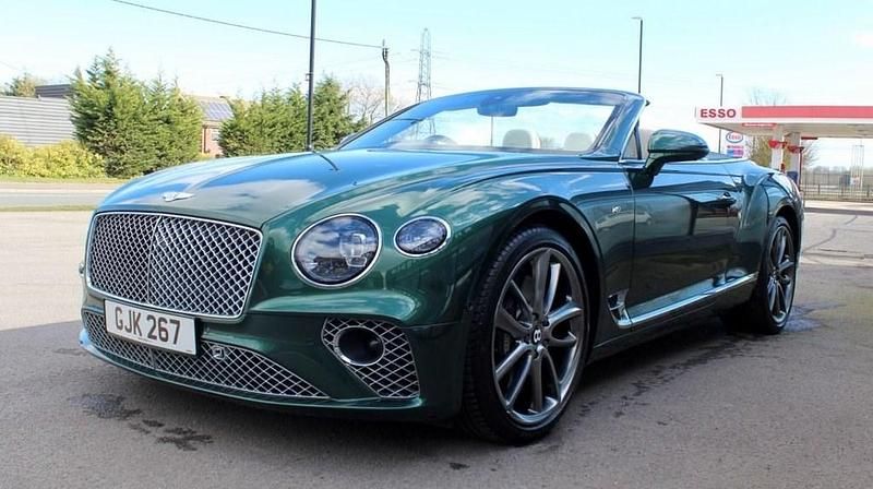 Used Bentley Continental GT Convertible 550 HP (404 kW) 2021 Green Cabriolet