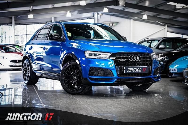 Used Audi Q3 Black Edition 180 HP (132 kW) 2018 Blue SUV