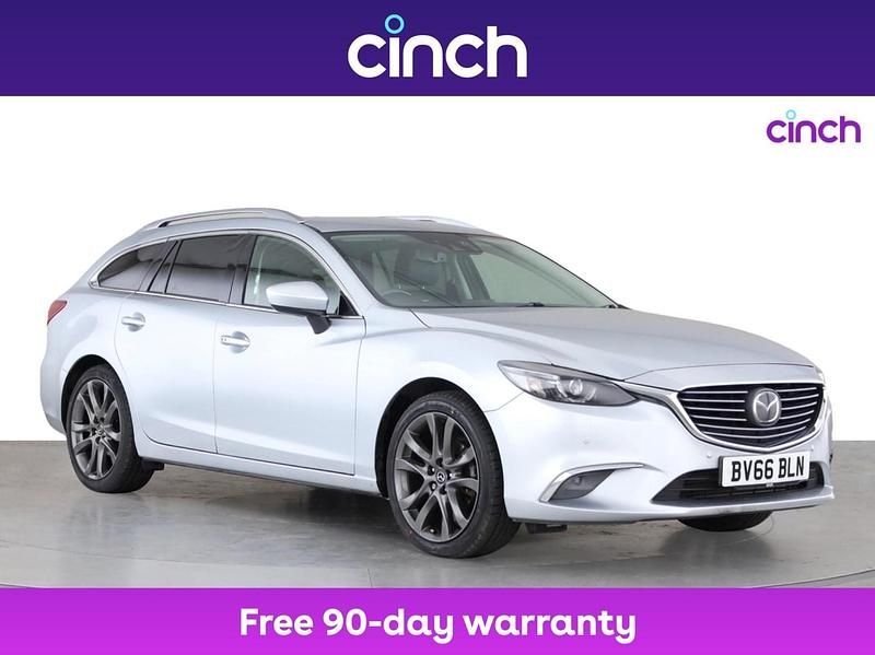 Silver Used 2016 Mazda 6 Inclusive Estate | £10,999 (Expensive) - Image 1/3