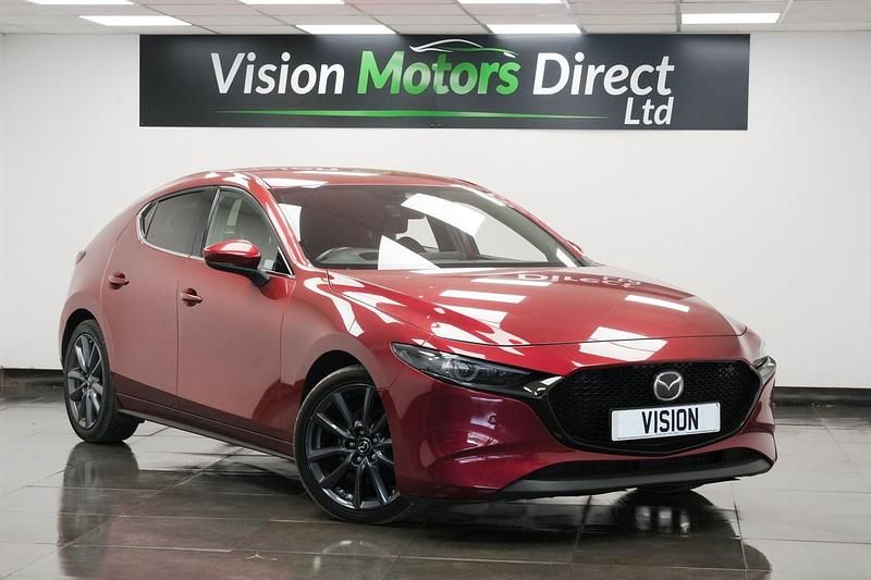 Red Used 2021 Mazda 3 Inclusive Hatchback | £12,740 (Good price) - Image 1/3