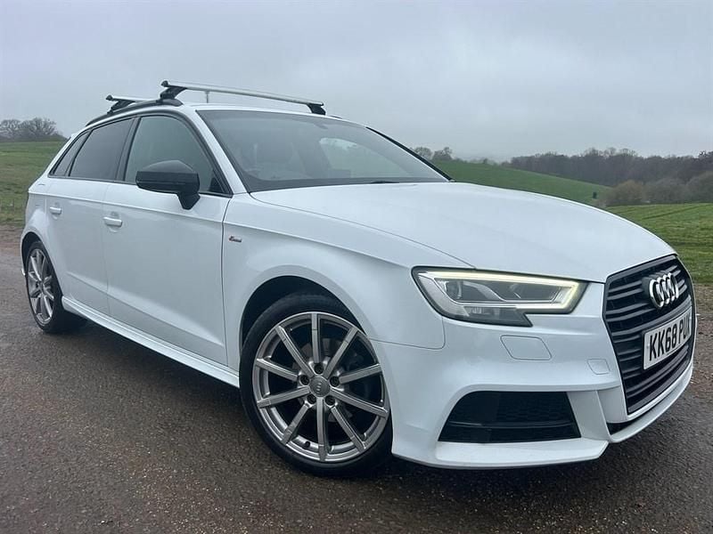 Used Audi A3 Black Edition 116 HP (85 kW) 2019 White Sedan