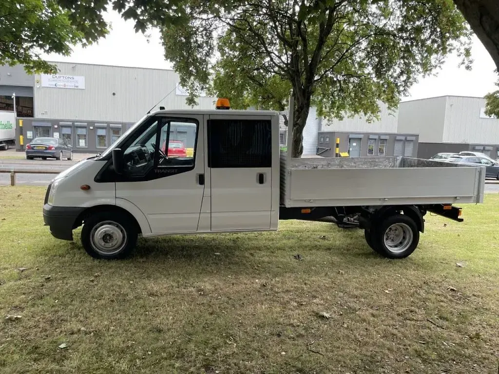 Used Ford Transit 100 HP (73 kW) 2010 White Cabriolet