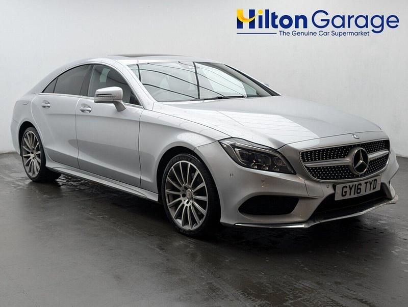 Used Mercedes CLS220 AMG line 177 HP (130 kW) 2016 Silver Coupe