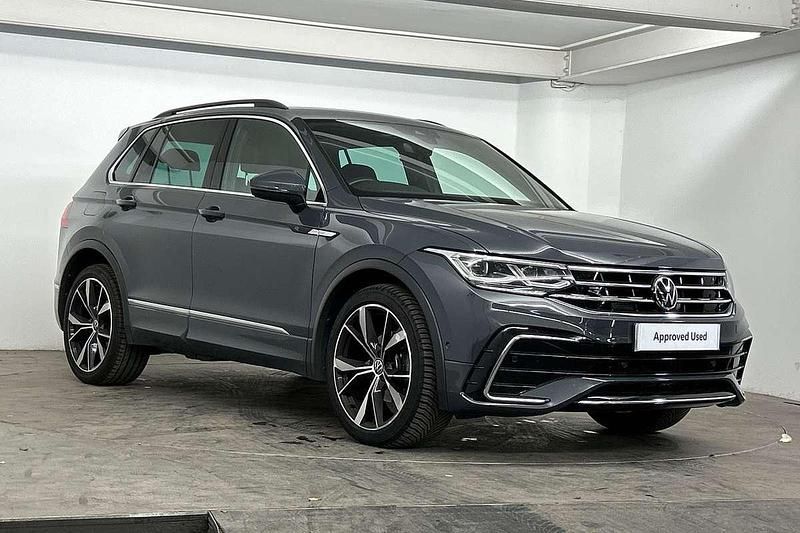 Grey Used 2022 VW Tiguan R-line SUV | £27,795 (Fair price) - Image 1/4