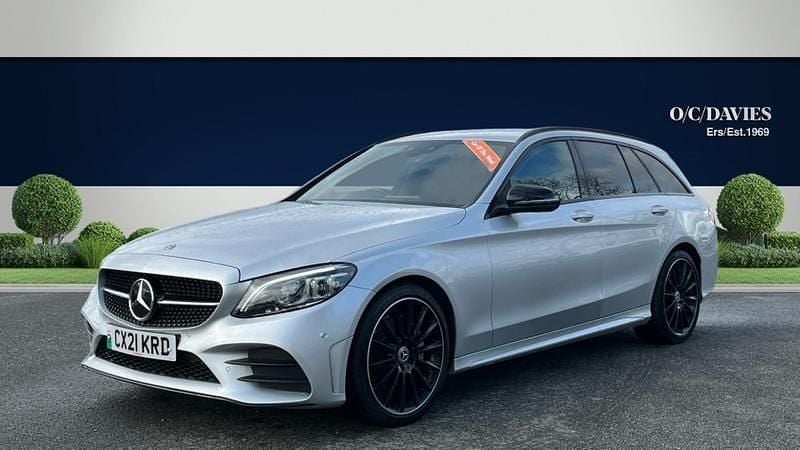 Used Mercedes C200 AMG line 2021 Silver Estate