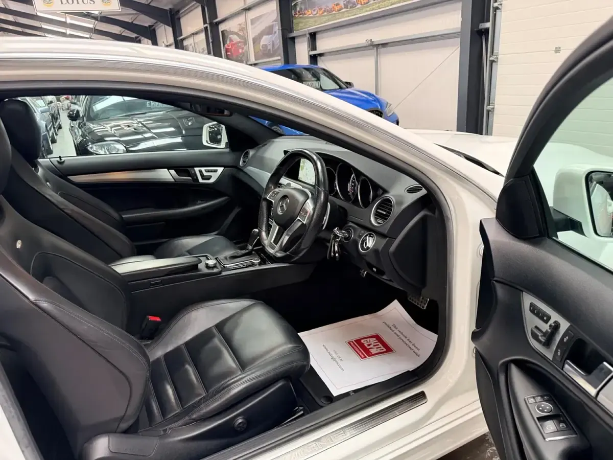 Used Mercedes C63 AMG 2013 White Coupe