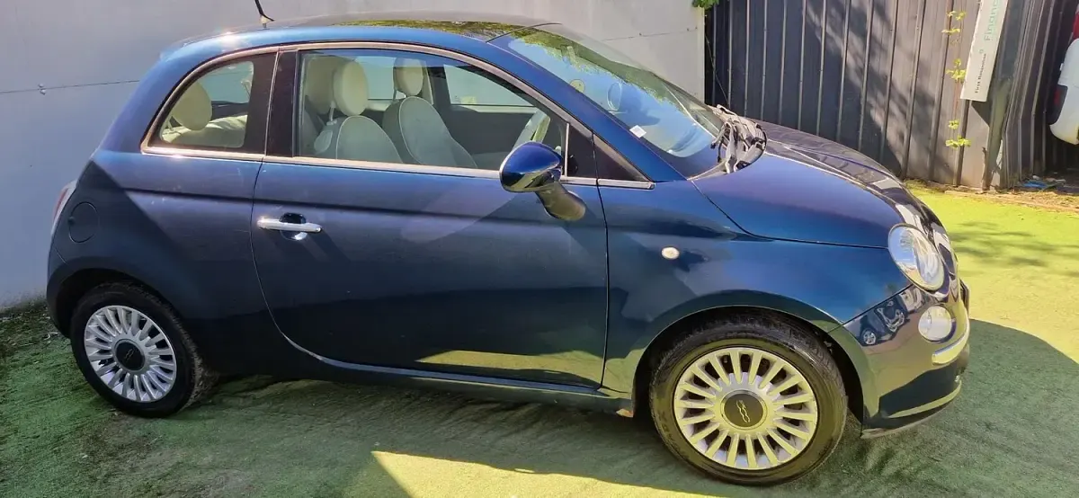 Used Fiat 500 Lounge 69 HP (50 kW) 2013 Blue Hatchback