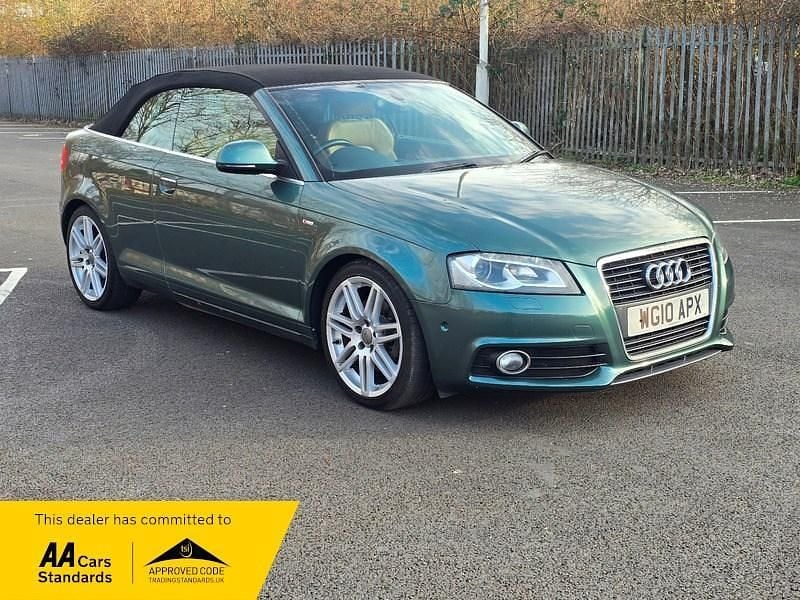 Used Audi A3 Cabriolet S-Line 2010 Green Cabriolet