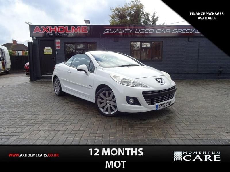 White Used 2010 Peugeot 207 Allure Cabriolet | £2,495 (Good price) - Image 1/4