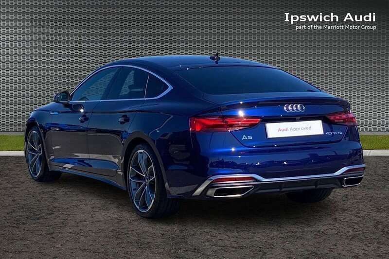 Used Audi A5 Sportback S-Line 201 HP (147 kW) 2022 Blue Hatchback