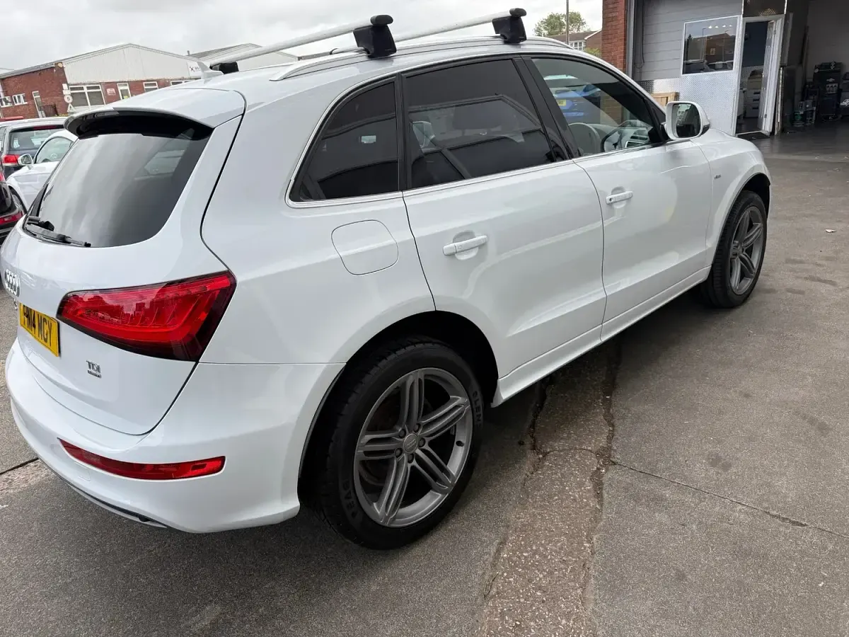 Used Audi Q5 S-line plus 150 HP (110 kW) 2014 White SUV