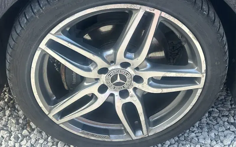 Used Mercedes A200 AMG line 136 HP (100 kW) 2017 Blue Hatchback