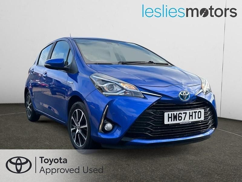 Blue Used 2018 Toyota Yaris Hybrid Hatchback | £12,499 (Good price) - Image 1/3
