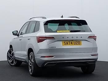 Used Skoda Karoq SportLine 150 HP (110 kW) 2024 Silver SUV