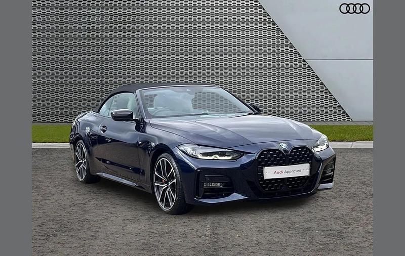 Used BMW 430 Cabriolet M Sport 254 HP (186 kW) 2021 Blue Cabriolet
