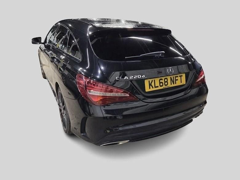 Used Mercedes CLA220 Shooting Brake AMG line 2019 Black Estate