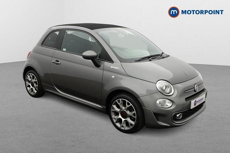 Grey Used 2021 Fiat 500 Sport Cabriolet | £11,299 (Fair price) - Image 1/4