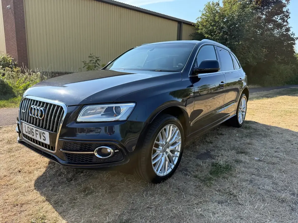 Used Audi Q5 S-line plus 230 HP (169 kW) 2016 Blue SUV