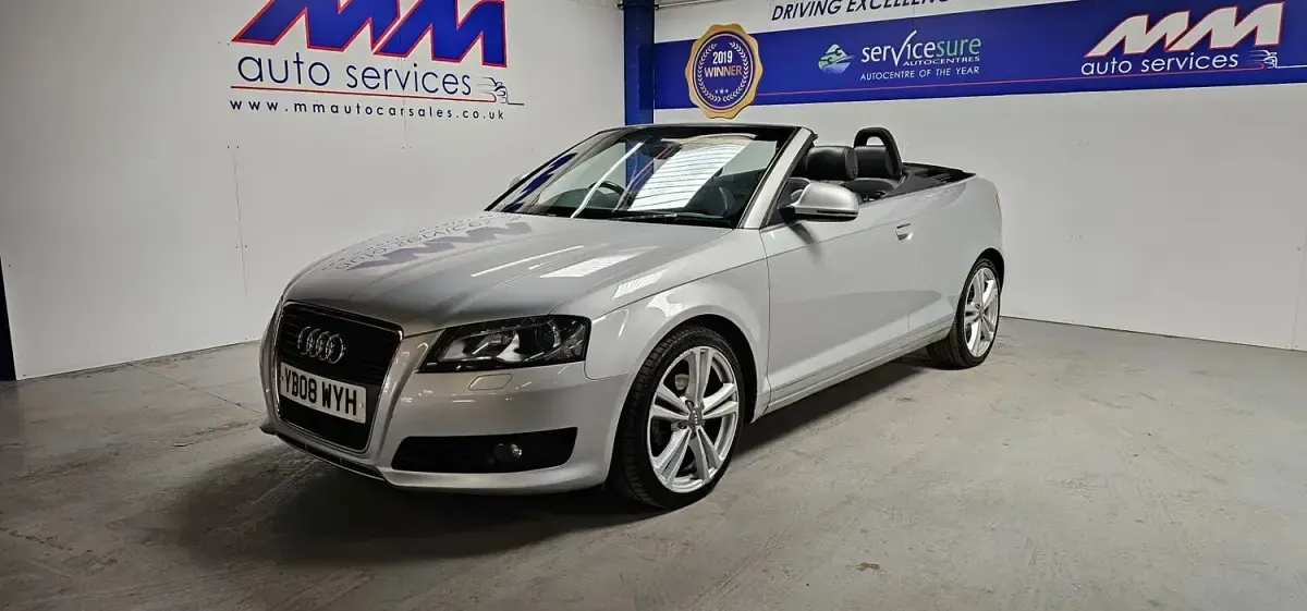 Used Audi A3 Cabriolet Sport 160 HP (117 kW) 2008 Silver Cabriolet