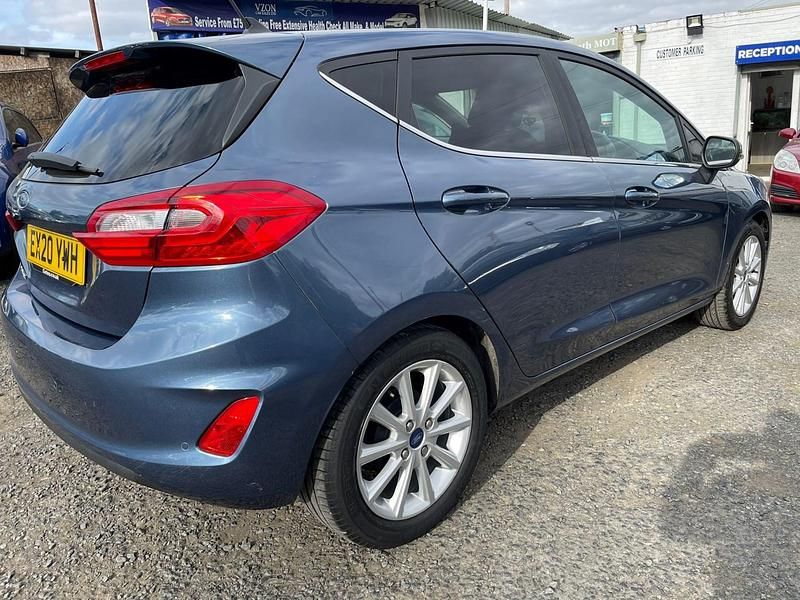 Used Ford Fiesta Titanium 2020 Blue Hatchback