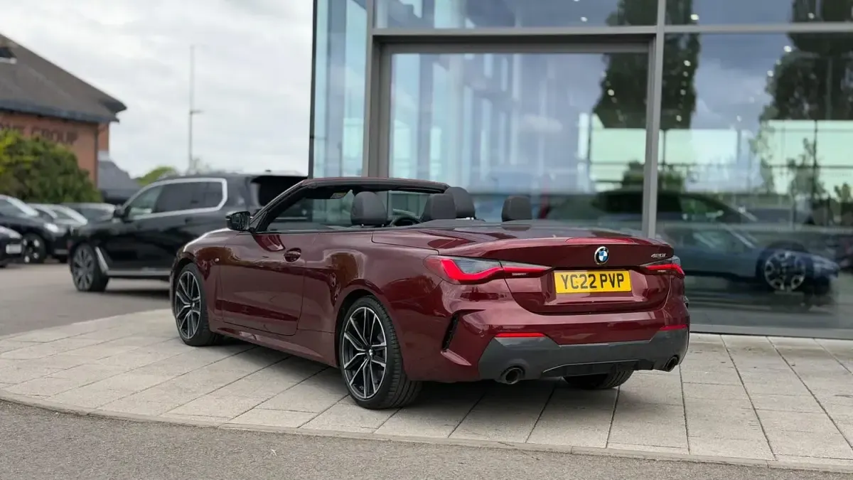 Used BMW 420 M Sport 181 HP (133 kW) 2022 Red Cabriolet