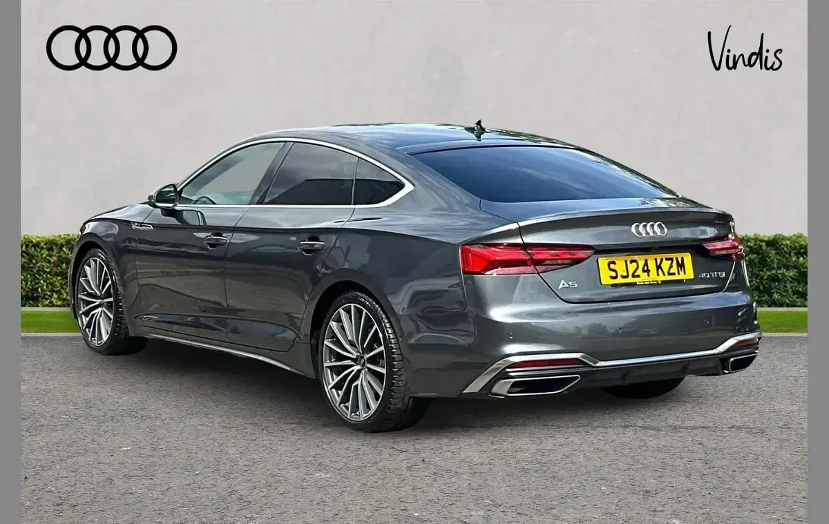 Used Audi A5 S-Line 200 HP (147 kW) 2024 Grey Hatchback