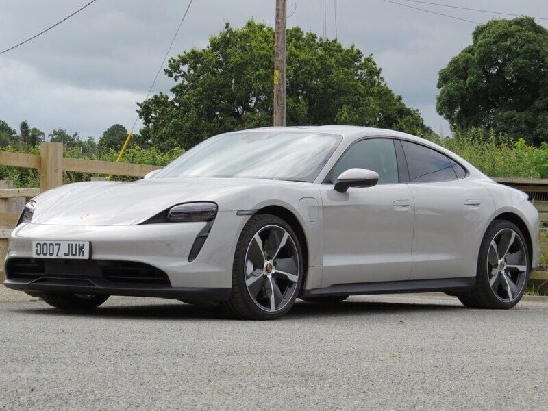 Grey Used 2021 Porsche Taycan Sedan | £51,995 (Fair price) - Image 1/4