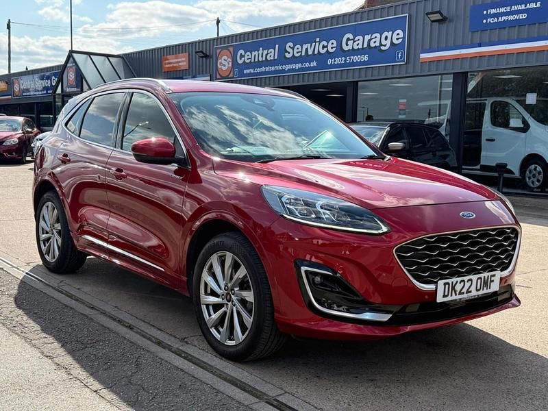 Red Used 2022 Ford Kuga Vignale SUV | £18,995 (Fair price) - Image 1/2