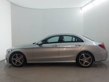 Used Mercedes C220 AMG line 170 HP (125 kW) 2017 Silver Sedan