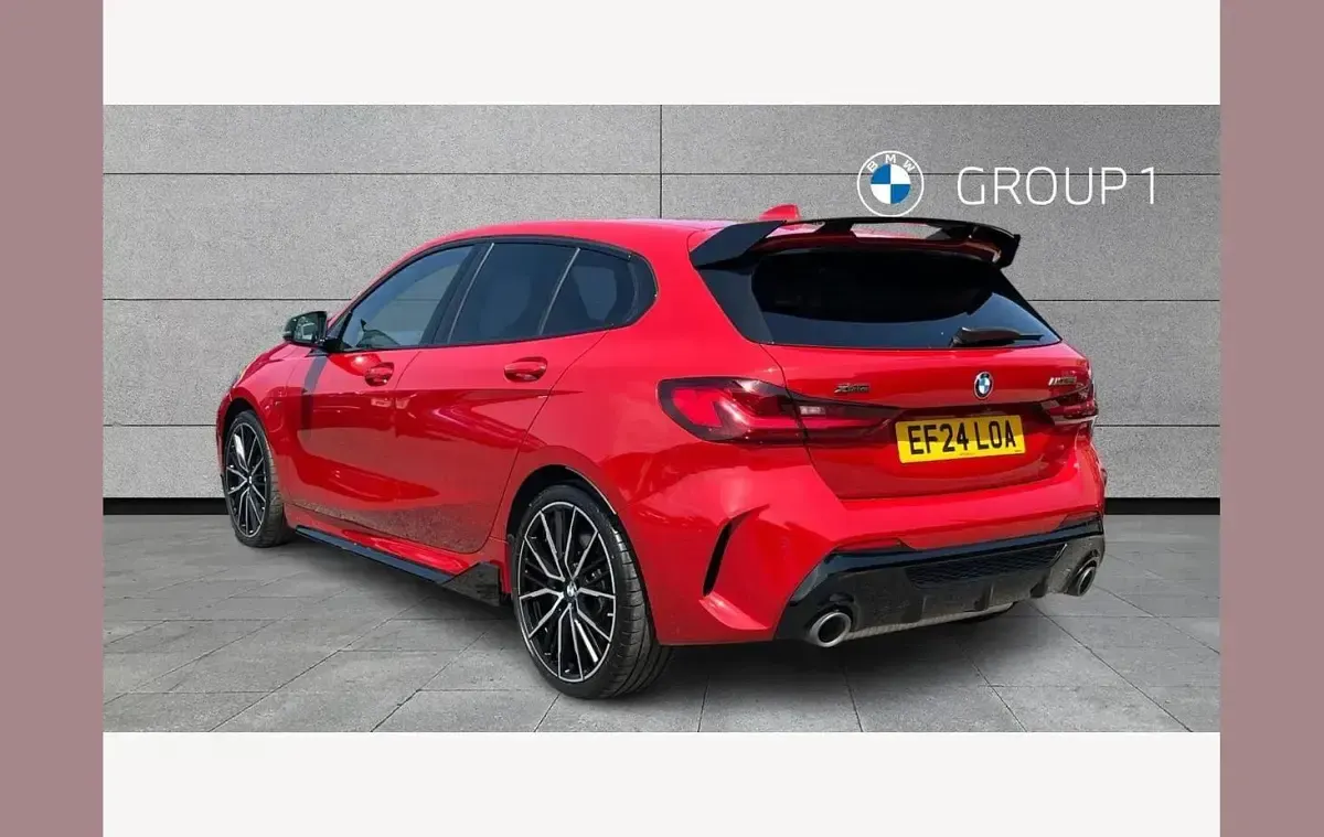 Used BMW M135 Comfort Edition 306 HP (225 kW) 2024 Red Hatchback