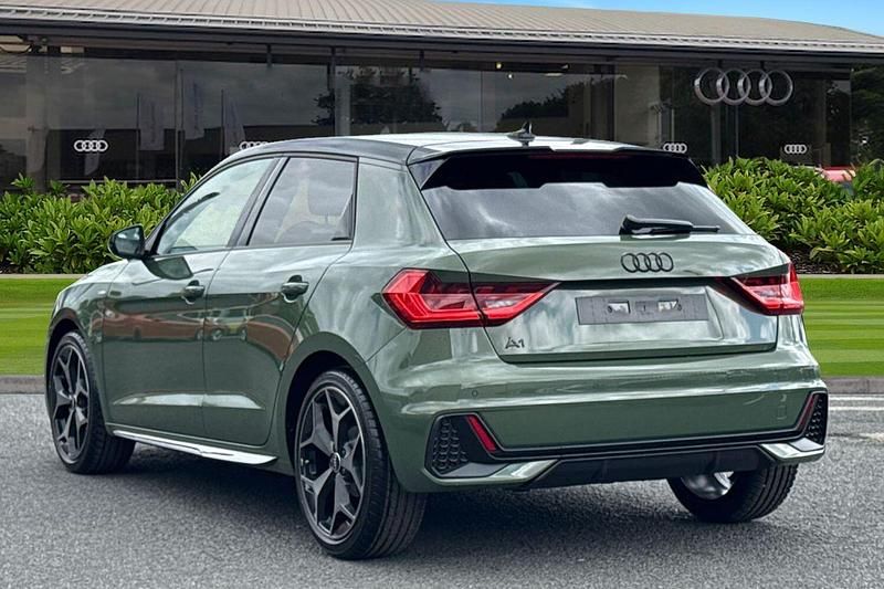 New Audi A1 Sportback Black Edition 2026 Green Hatchback