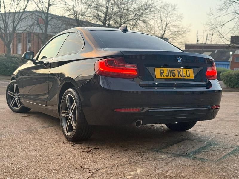 Used BMW 218 Sport Line 2016 Black Coupe