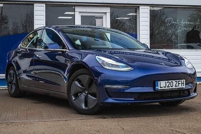 Usado Tesla Model 3 254 kW (346 HP) 2020 Azul Sedan