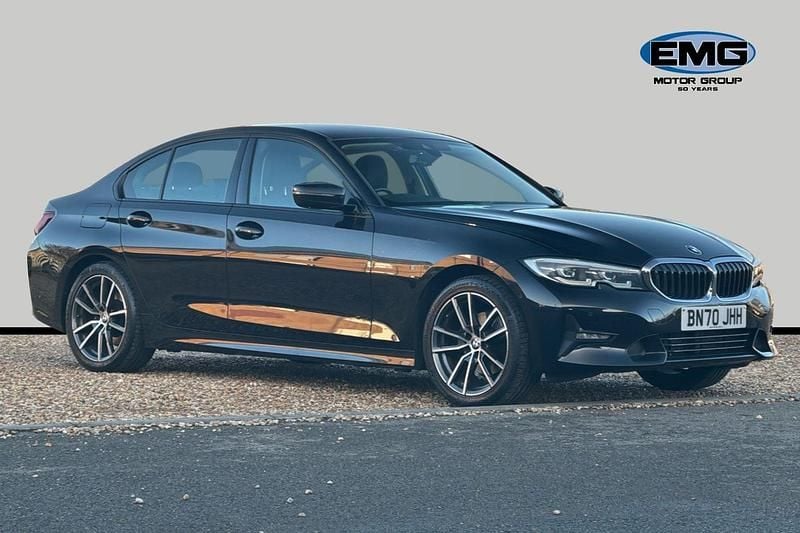 Black Used 2021 BMW 320 Sport Line Sedan | £20,690 (Good price) - Image 1/3