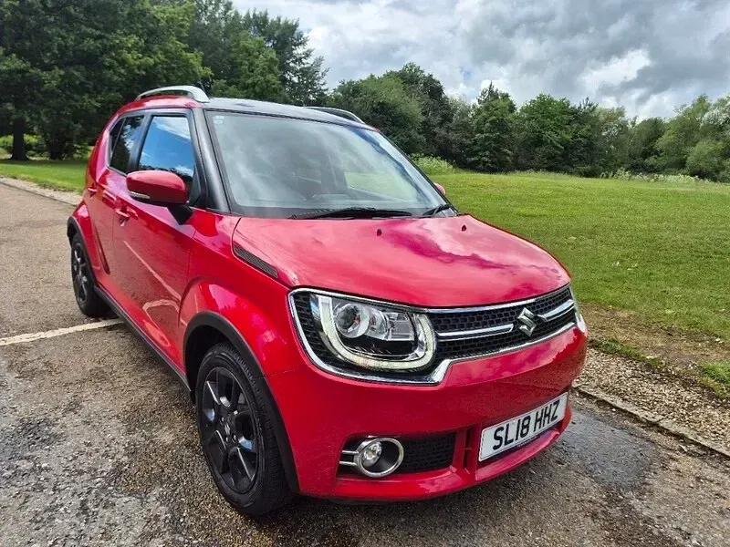 Used Suzuki Ignis SZ5 90 HP (66 kW) 2018 Red/black SUV