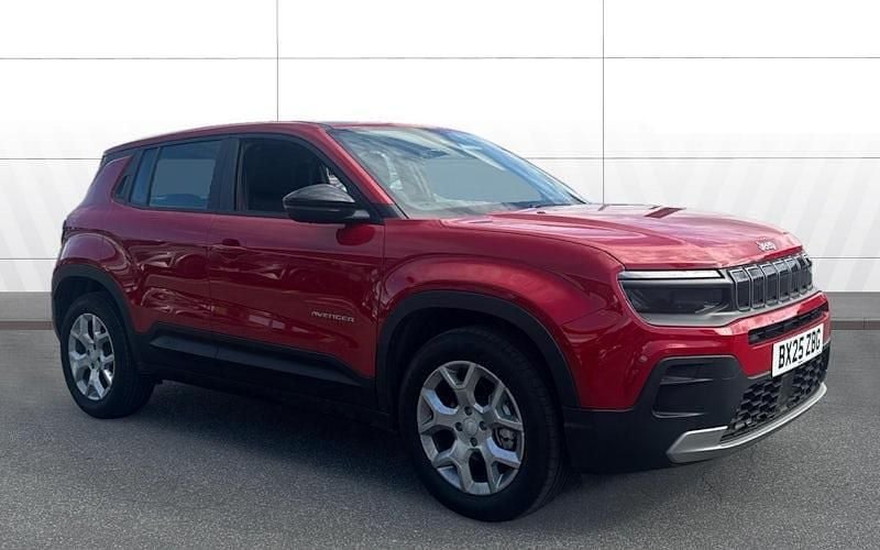 Red New 2025 Jeep Avenger Altitude SUV | £18,100 (Super price) - Image 1/4