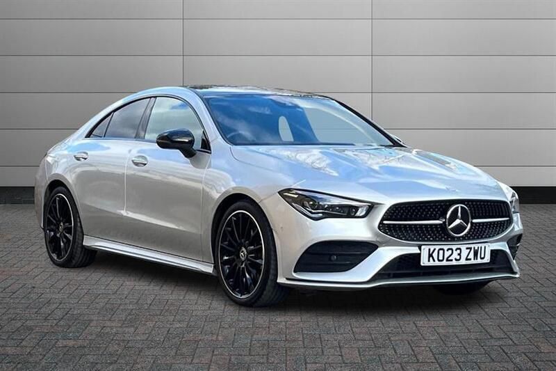 Iridium silver Used 2023 Mercedes CLA200 AMG Line Premium Plus Sedan | £29,850 (Fair price) - Image 1/4