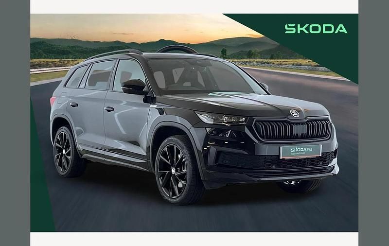 Used Skoda Kodiaq SportLine 200 HP (147 kW) 2022 Black SUV