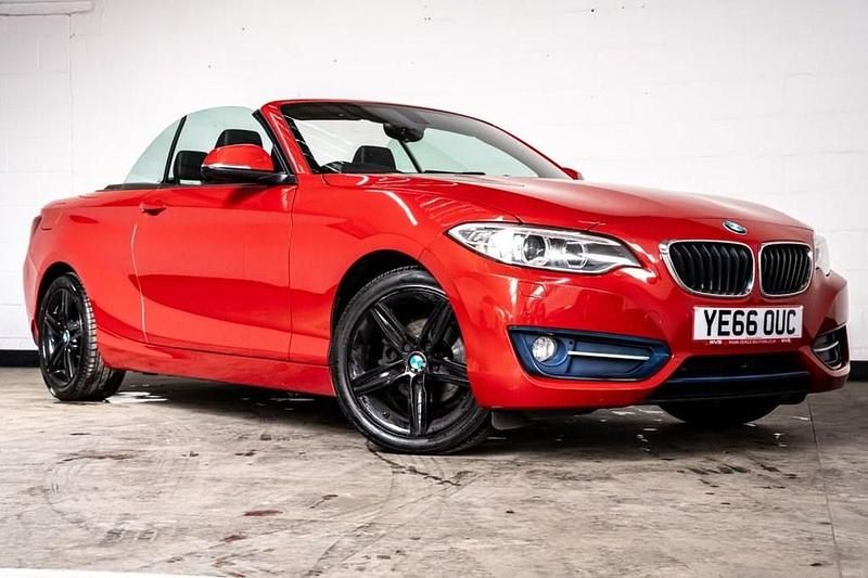 Red Used 2016 BMW 218 Sport Line Cabriolet | £9,250 (Fair price) - Image 1/4