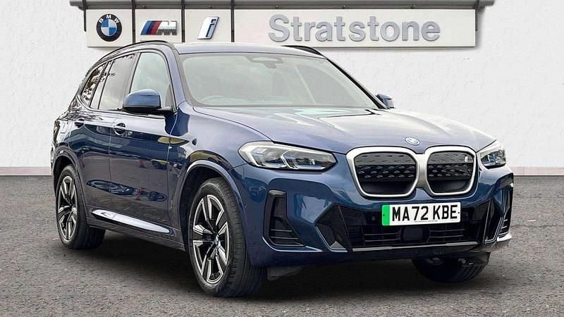 Blue Used 2022 BMW iX3 M Sport SUV | £28,299 (Fair price) - Image 1/3
