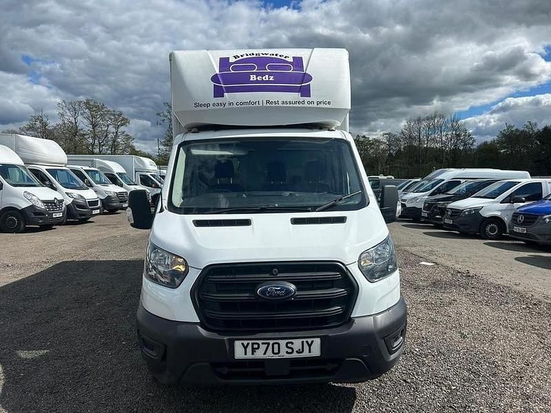 Used Ford Transit 130 HP (95 kW) 2020 White Cabriolet