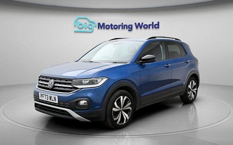 Used VW T-Cross Black Edition 110 HP (80 kW) 2023 Blue SUV