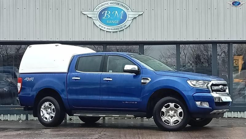Blue Used 2018 Ford Ranger Limited Pickup | £7,000 (Fair price) - Image 1/4